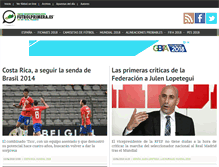 Tablet Screenshot of futbolprimera.es